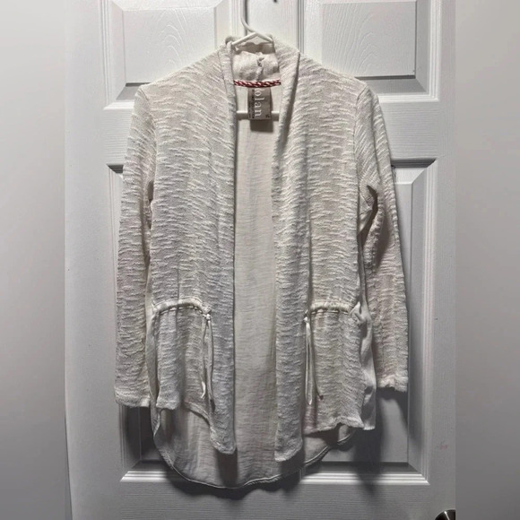 Anthropologie Dolan White Anorak Cardigan Size XS - Picture 2 of 7